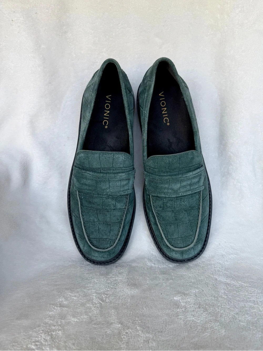 Vionic Caitlin Womens Green Loafers & Slip-Ons Size 10